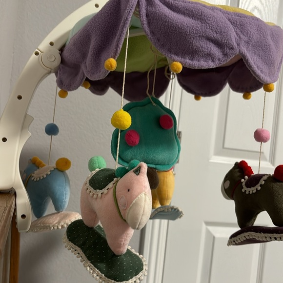 Handmade crib baby nursery mobile - Picture 2 of 6